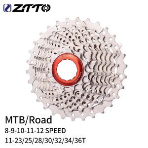 ZTTO MTB 로드 바이크 카세트 8 9 10 11/12 속도 11v 25T 28T/30T/32T/34T/36T 스프로킷 K7 자전거 프리휠