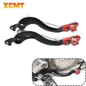 CNC 알루미늄 단조 리어 브레이크 페달 레버 혼다 호환 CRF250R CRF 250R 2002-2019 2020 액세서리