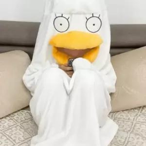 파자마 동물 귀여운 따듯하고 가벼운 홈웨어 잠옷