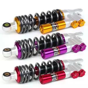 바이크 오토바이쇼바 리어 서스펜션 범용 320mm 오토바이 후면 조정 YAMAHA BWS Nmax Xmax Aerox Gtr125 Pc