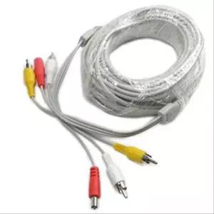 CCTV 케이블 20m-2RCA DC 5.5 전원 회색