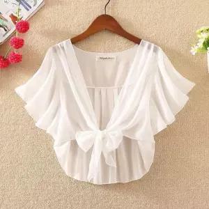 여성 볼레로 숏가디건 카디건 얇은 커버 여름 원
