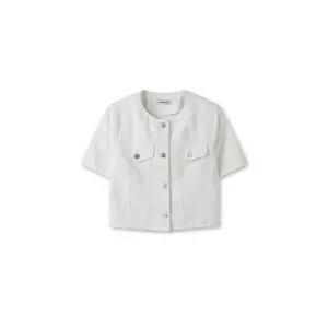 탑텐 여성 데님 숏슬리브 재킷_MSF2KG2004 4979828 437847
