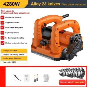 전기 벽면 플래너 고출력 삽 기계 퍼티 제거기 2990W/4280W/4580W 콘크리트 백색 페인트 개조용