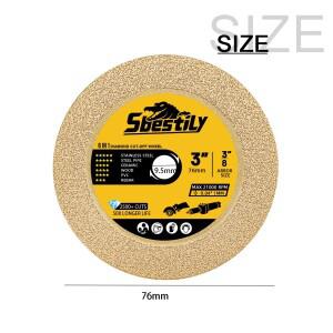 2pcs 75mm 다이아몬드 커팅 디스크 3 