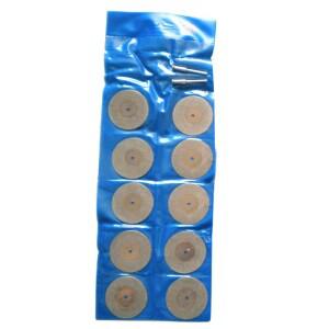 10PCS 50mm 미니 커팅 디스크 다이아몬드 코팅 그라인딩 폴리싱 로터리 톱 블레이드 휠 도구