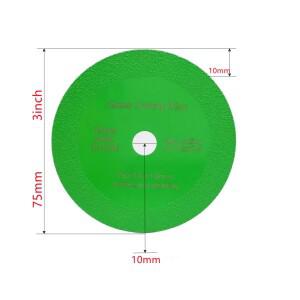 Pcs 유리 커팅 디스크 75mm 초박형 톱 블레이드 다이아몬드 옥 와인 병 세라믹 폴란드어 앵글 그라인더 기