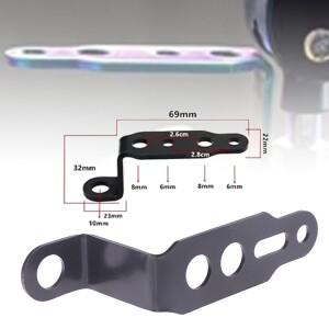1pc 오토바이 LED 헤드 라이트 브래킷 백미러 램프 스포트라이트 확장 홀더 클램프 오토바이 스쿠터 액세서