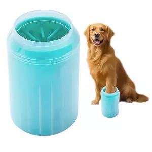 반려견 발바닥 클리너 세척기 고양이 발 그린 미디엄