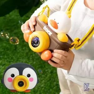 카메라 목걸이 버블건/버블텐/비눗방울/비누방울/놀이/유아/아동/어린이/완구/장난감