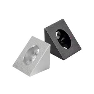 4pcs 90도 각도 코너 커넥터 V-슬롯/C-빔 알루미늄 압출 프로파일 3D 프린터 부품 용 2020 블록