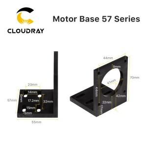 57 스테퍼 모터용 Cloudray 베이스 알루미늄 고정 시트 패스너 장착 브래킷 지원