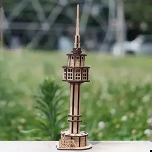 서울타워 건물 건축 나무 조립 모형 DIY 만들기