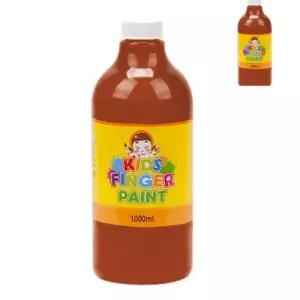 미술놀이 핑거페인트 1000ml 갈색 미술용품 어린이미술교육 아동미술재료