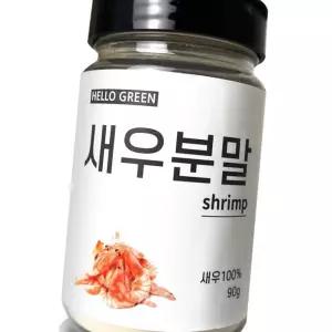 (올핀)국산 천연 새우 분말 90g 헬로우그린 조미료