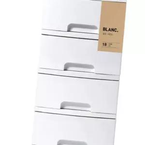 (다올)서랍장 블랑서랍장18 4단 창신리빙 플라스틱 정리함 177x245x309mm