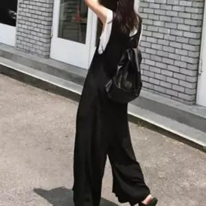 (다올)빅사이즈 여성 점프수트 민소매 레이어드 흰티 슈트
