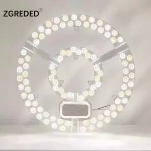 Led 패널 천장 조명 48W 96W 120W 라운드 교체 모듈 AC220V240V 무단 이 가능한