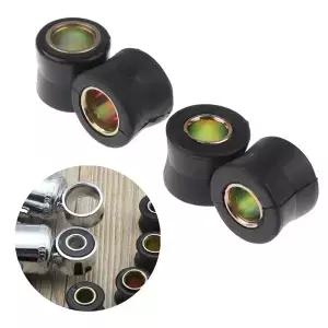 2pcs 오토바이 후면 충격 흡수기 고무 버퍼 10mm 범퍼 블록 슬리브 쿠션 링