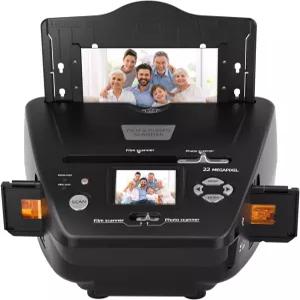 22MP 포토 및 슬라이드 스캐너 2.4인치 LCD 화면 탑재 35mm/135 네거티브 올인원 디지털 필름 컨버터