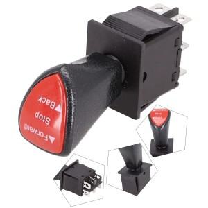 전진-정지-후진 DPDT 6핀 래칭 슬라이드 로커 스위치 KCD4-604-6P 125V 리모컨 자동차 핸들 보트