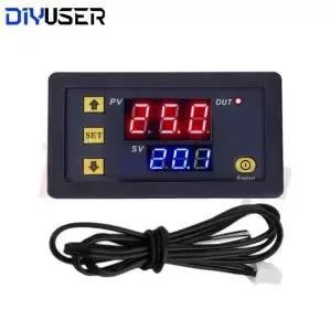 W3230 12V 24V AC110220V 프로브 라인 20A 디지털 온도 제어 LED 디스플레이 조절기 열/냉각 기기