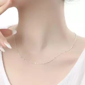 레이어드 패션목걸이 심플 은목걸이 은도금 실버925 [비쥬홀릭] 목걸이