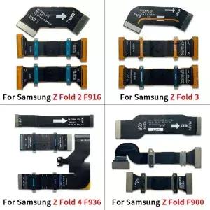 회전 스핀들 샤프트 스핀 축 힌지 플렉스 케이블 삼성 Z Fold 2 3 4 5 F916 F936 F946 F900 LCD 연결
