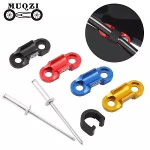 MUQZI 자전거 케이블 가이드 MTB 도로 접이식 시프트 브레이크 하우징 호스 클램프 프레임 C클립 어댑터