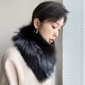 오너클랜 여우털 겨울 직수입 렉스 머플러 퍼 폭스 목도리 넥워머 밍크목도리 밍크머플러