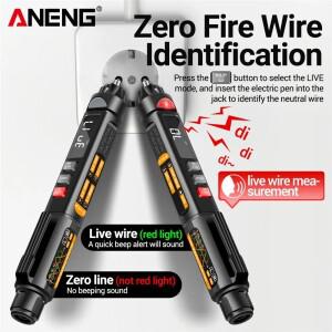 ANENG A3009 디지털 펜 멀티미터 스마트 음성 방송 DC/AC 전압 다이오드 버저 Hz 커패시턴스 옴 NCV 유도