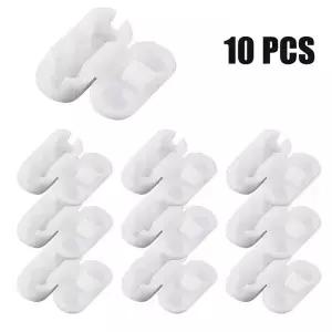 10pcs 플라스틱 롤러 블라인드 풀 코드 커넥터 수직 조이너용 커튼 체인 예비 도구 교체