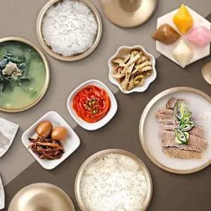 (올핀)방짜 유기그릇 반상기세트 고급 놋그릇 예단 궁중놋쇠