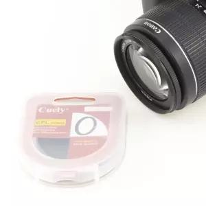 DSLR 카메라 52mm CPL 필터 편광 렌즈 소니 알파 니콘 호환