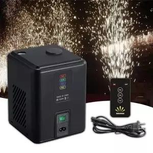 350W 미니 콜드 스파크 머신 무대 효과 무선 리모컨 DJ 장비 파티 분수 DMX 컨트롤 디스코 웨딩
