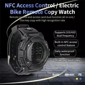 스마트 워치 클론 리모컨 43hz 315Mhz 키 복제기 NFC 클로닝 전자식 출입 통제용