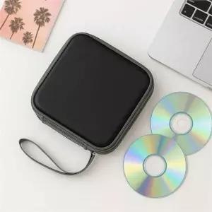 하드 씨디 케이스 dvd 보관함 컴팩트 지퍼형 휴대용 정리 소형 보관