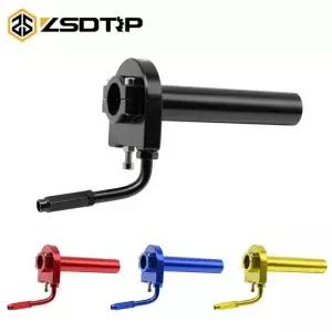 ZSDTRP 22mm 범용 CNC 알루미늄 가속기 스로틀 트위스트 그립 (오토바이 모 페드 스쿠터 용 조정 나사 핸들