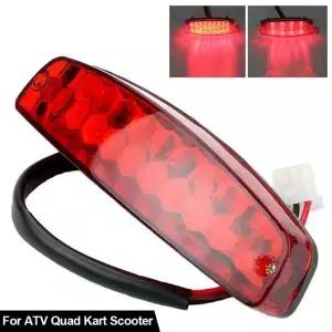 12v ATV LED 후면 브레이크 라이트 조명 카페 레이서 표시 등 모토 쿼드 카트 스쿠터 용 오토바이
