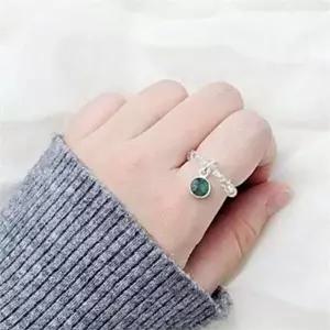 핸드메이드 반지 재료 diy 반지 수공예 탄생석 비즈 키트 액세서리-WFPUJJP
