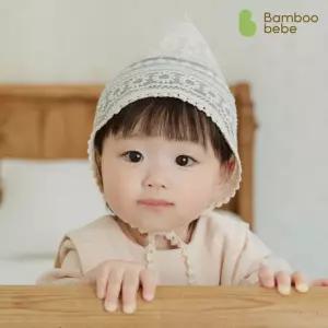 요루거즈 크리미 셔링 아기모자_러블리 레이스