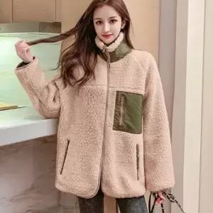 친절한탄씨 플리스 뽀글이 리버시블 자켓 털점퍼 뽀글이티셔츠