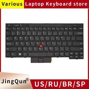 IBM Thinkpad T430 W530 X230I 04X13153 용 Lenovo 새 미국 러시아어 노트북 키보드