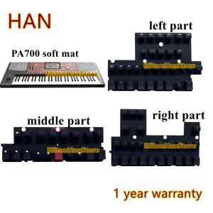 Korg PA700 전자 키보드용 새 호환 기능 키 전도성 고무 매트 보호 오버레이