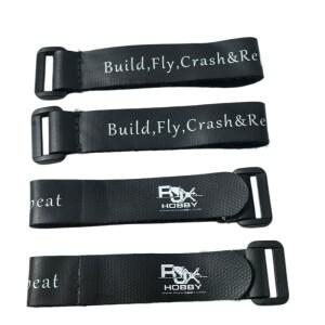 200X20MM 미끄럼 방지 실리콘 배터리 스트랩 4Pcs 방화 후크 루프 벨크로 FPV RC 드론 쿼드콥터 헬리콥터