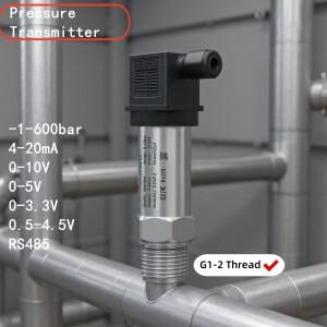 압력 센서 4-20mA 0-10V 1bar/10bar/100bar/400bar G1/2 오일/물/가스 트랜스미터 100Kpa IP65 변환기