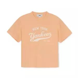 [MLB키즈](강남점)25SS 빈티지 스트릿 팝 티셔츠 7ATSVT253-50PCS(오렌지)