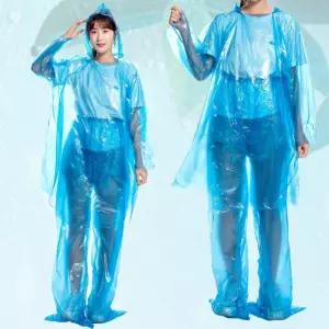 신발 덮개 일체형 우비 상하의 세트 라이더 오토바이 배달 작업복