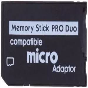 cltgxdd PSP Micro SD를 메모리 스틱 MicroSD/TFMS 카드 어댑터 컨버터 게이트 변환 게임패드/카드용 블랙