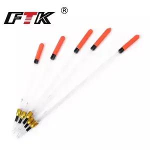 FTK 10개/묶음 1g/15g/2g/25g/3g 플라스틱 낚시찌 튜브 잉어 낚시 액세서리 도구 혼합 사이즈